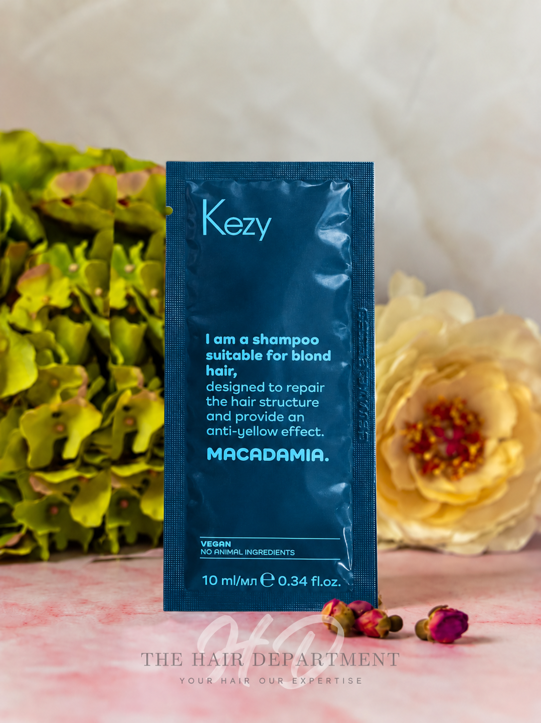 Kezy Macadamia Shampoo for blond hair 10ml sachet