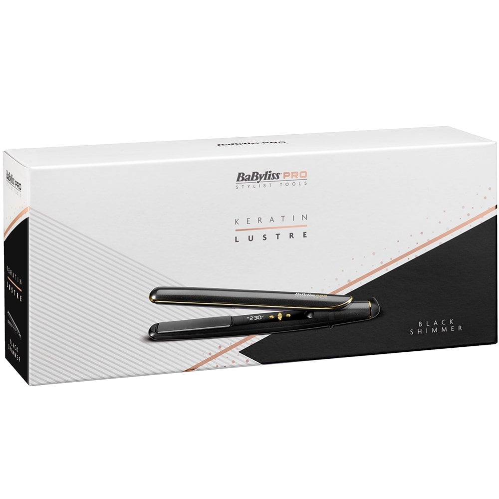 Babyliss Keratin Lustre Straighteners Black Shimmer