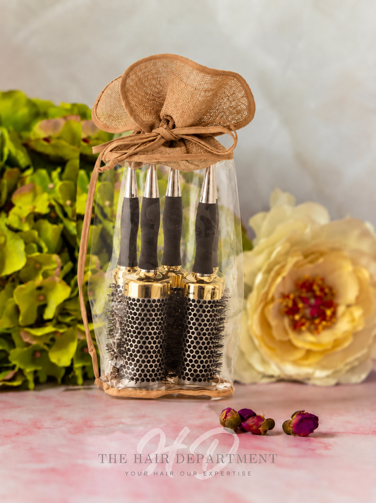 Head Jog Gold Thermo Brush Set 4 Brushes